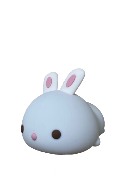 Veilleuse lapin pour enfant LED en silicone rechargeable