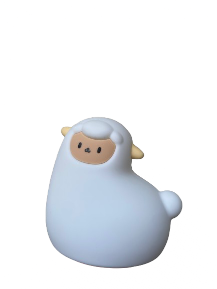 Veilleuse Lumi Lama allumée dans la chambre d’enfant