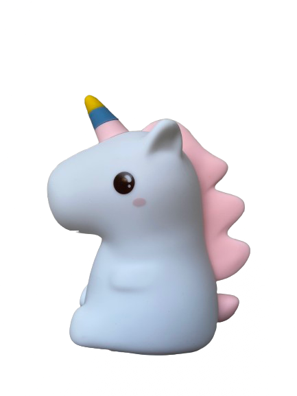 Veilleuse licorne pour enfant LED en silicone rechargeable