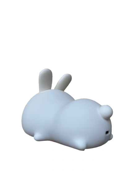 Veilleuse lapin pour enfant avec lumière LED douce et apaisante